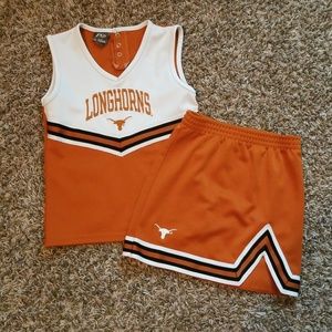 Longhorn cheerleader outfit